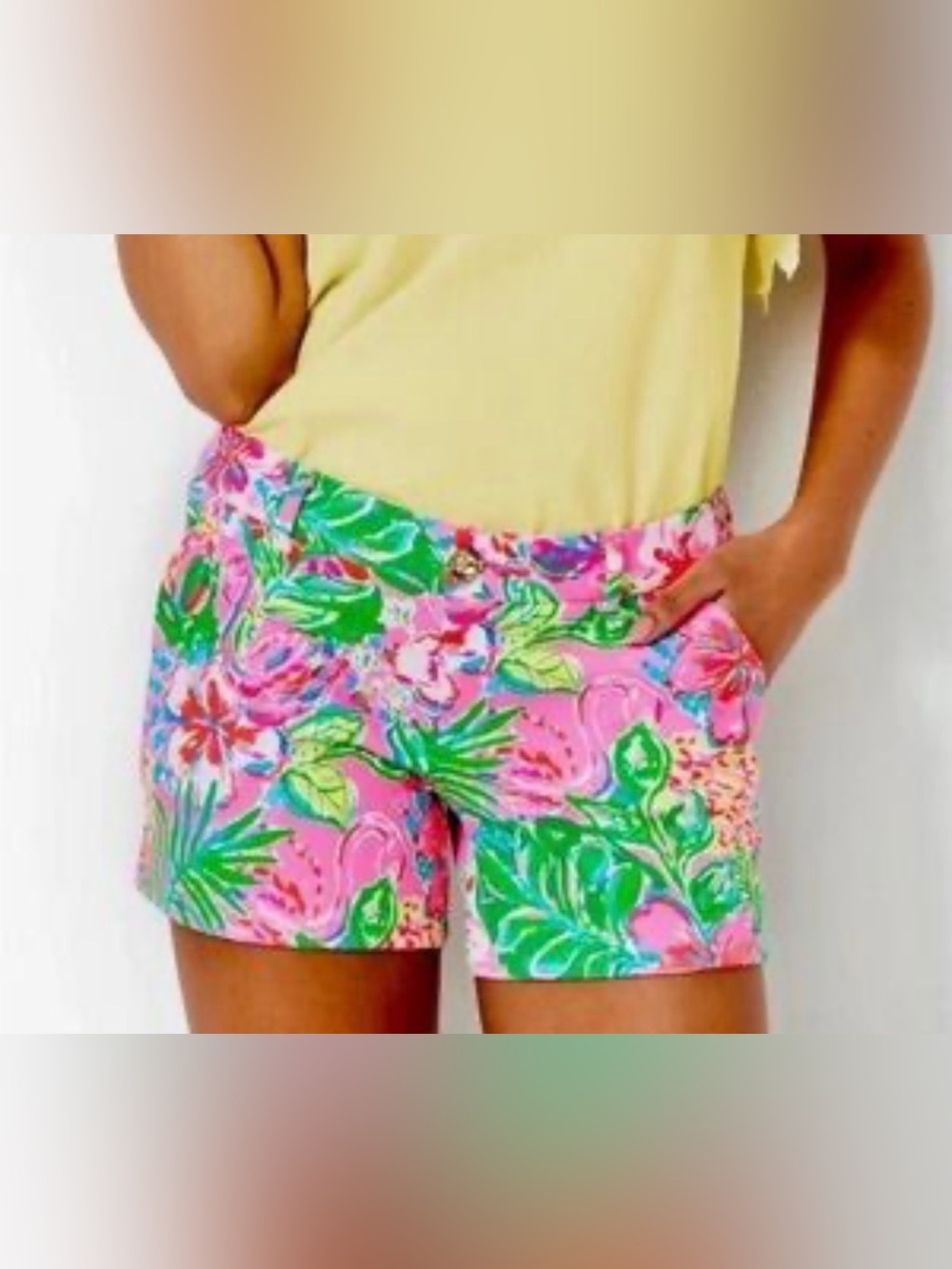 Lilly Pulitzer Callahan knit shorts"Journey to the Jungle"